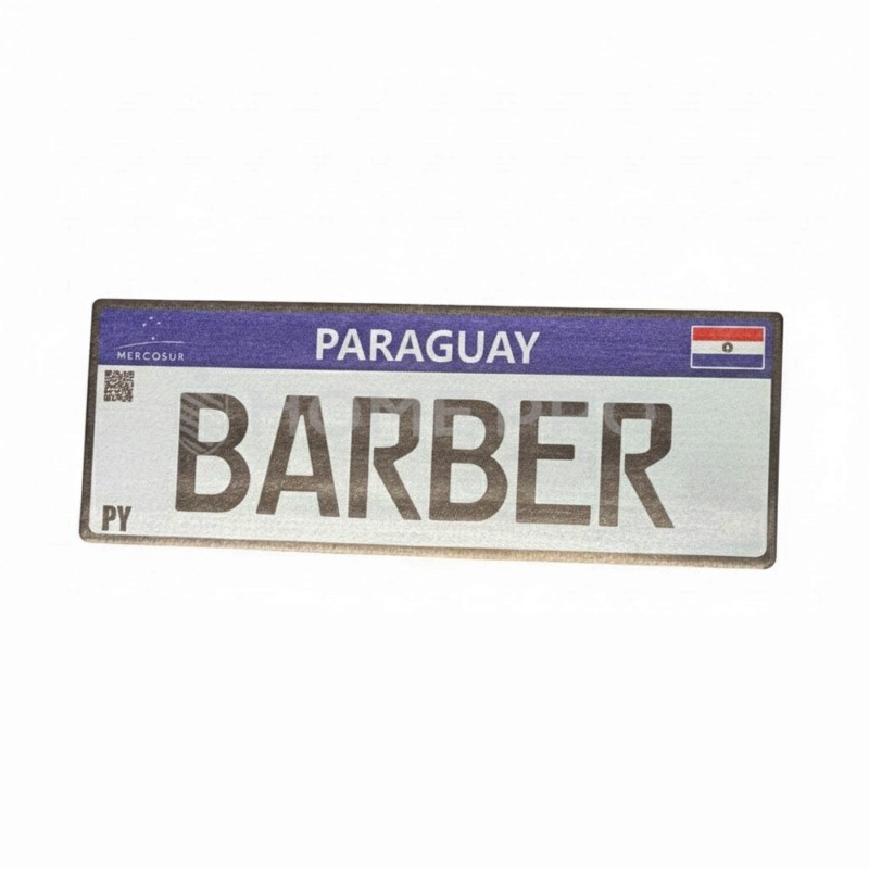 Chapa Decorativa Barber