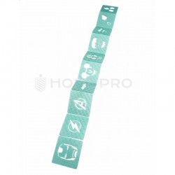 Molde de cabelo com 10 unidades 01