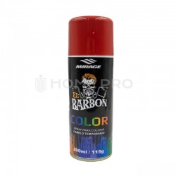 Spray Para Colorir Cabelo Temporário Color Barbon Vermelho - MIRAGE