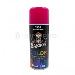 Spray para colorir cabelo temporário color barbon rosa - mirage