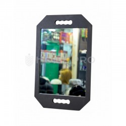 Espejo cuadrado negro grande 06