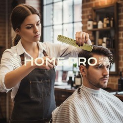 LMPRO 20 PEINE DE METAL DORADO, 18 CM