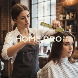 LMPRO 21 PEINE DE METAL DORADO, 18 CM