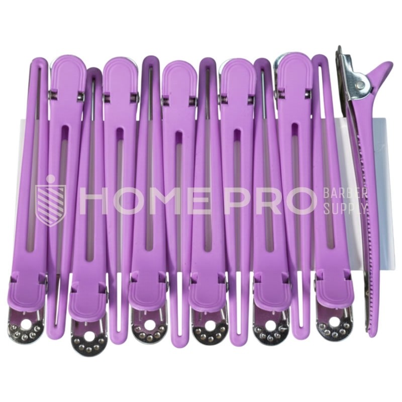 PRESILHA PRENDEDOR DE CABELO CLIPS TIPO BICO DE PATO/JACARÉ COCODRILO - HAIR CLIP 6 Unid.