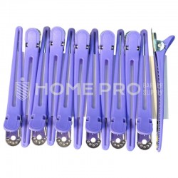 CLIPE DE CABELO LMPRO HAIR CLIP COR LILÁS CROC 12PCS 3566