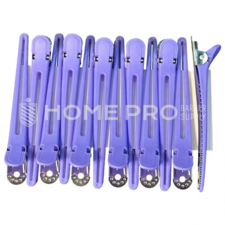 CLIPE DE CABELO LMPRO HAIR CLIP COR LILÁS CROC 12PCS 3566