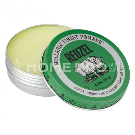 Pomada Green Grease Medium Hold- Reuzel - 113g