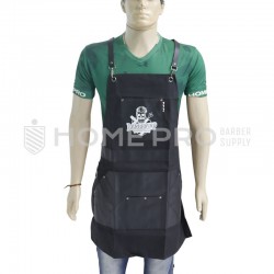 DELANTAL JEAN NEGRO BARBER TOP 3711