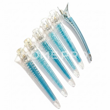 PRESILHA DE CABELO TRANSPARENTE LMPRO 81379, PACOTE COM 12 UNIDADES