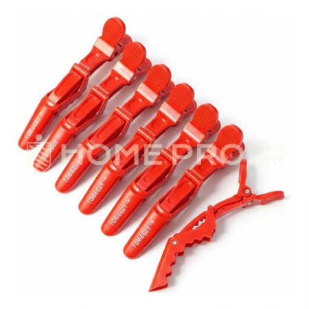 LMPRO HAIR CLIP ROJO 6255 6PCS