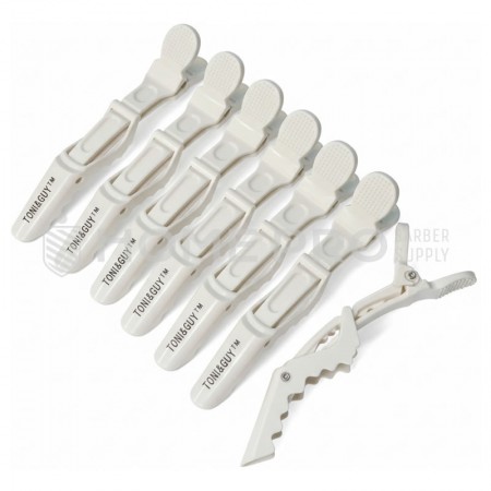 Presilha de cabelo LMPRO branca 4023, pacote com 6 unidades