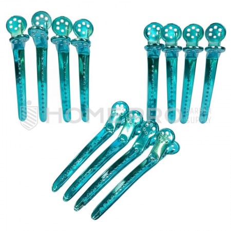 CONJUNTO DE CLIPES PROFISSIONAIS LMPRO 3D PAINT AZUL 82400