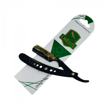 NAVALHA LM ELITE 21 PRETO COM DETALHE DOURADO