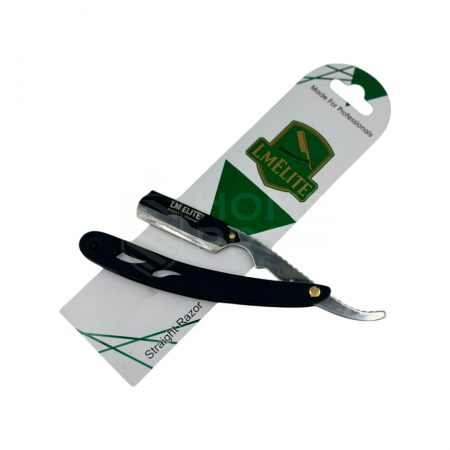 NAVALHA LM ELITE 18 PRETA COM DETALHE PRATA