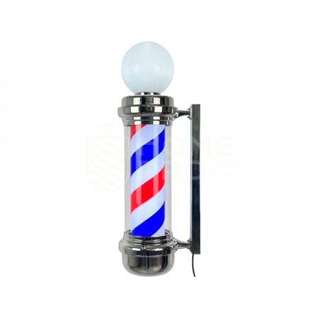 BARBER POLE BMB01 PRATA 85CM 220V C/ESFERA