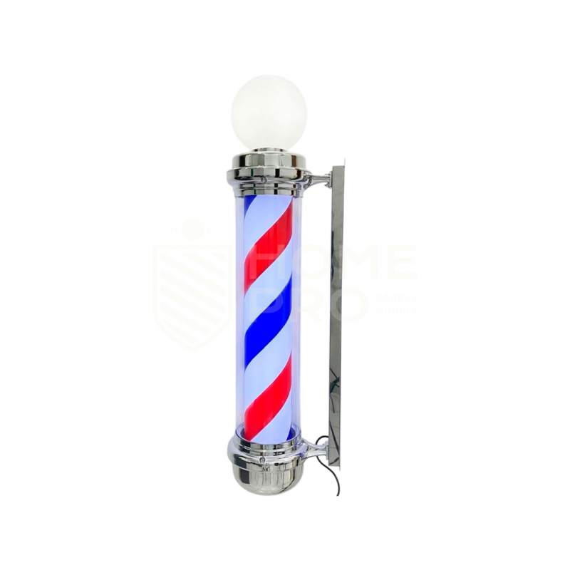 BARBER POLE BMB01 PLATA 110CM 220V C/ESFERA