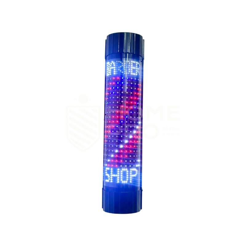 BARBER POLE BMB12 NEGRO 90CM LED 220V BARBER