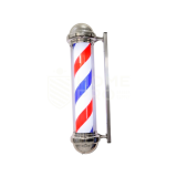 BARBER POLE BMB14 PLATA 98CM 220V SIN ESFERA