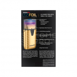 MÁQUINA BABYLISS SHAVER UVFOIL DORADO