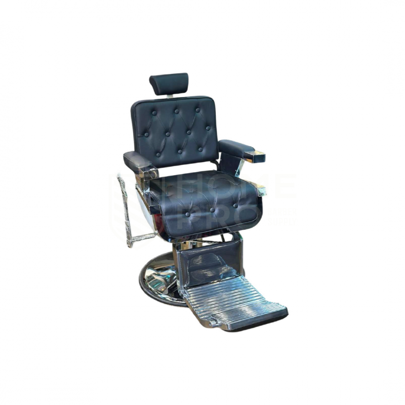 SILLA LMPRO 1012E NEGRO C/BASE PLATA