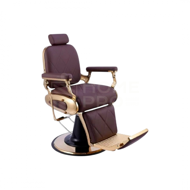 CADEIRA LMPRO 81019G MARROM C/ DOURADO