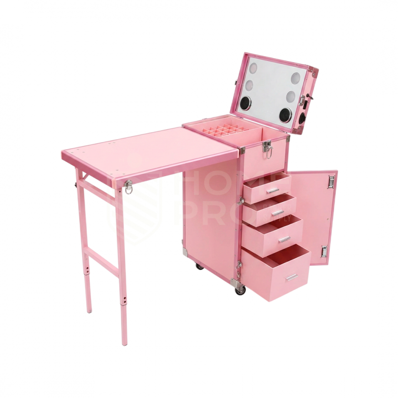 MESA ESTUCHE DE BELLEZA LMPRO CH30 ROSA